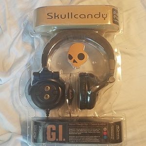 Skullcandy GI headphones over ear black denim